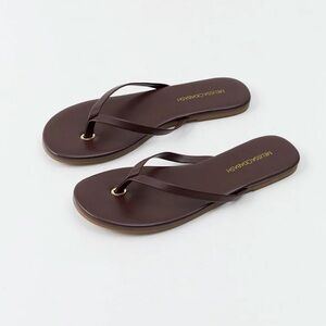 Melissa Odabash Dark Brown Sandals